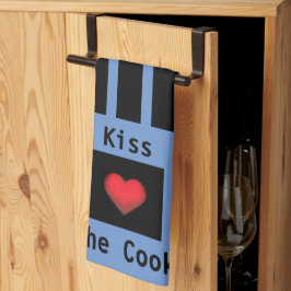 Kyss Anpassadet Blue Kitchen Towel Kökshandduk