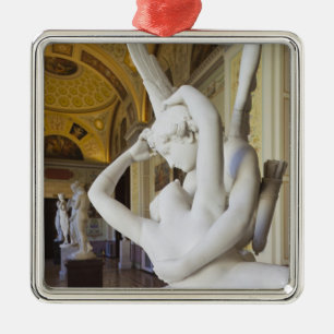 Kyss av Cupid och Psyche, av Antonio Canova Julgransprydnad Metall