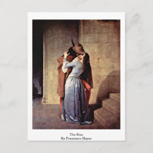 Kyss av Francesco Hayez Vykort