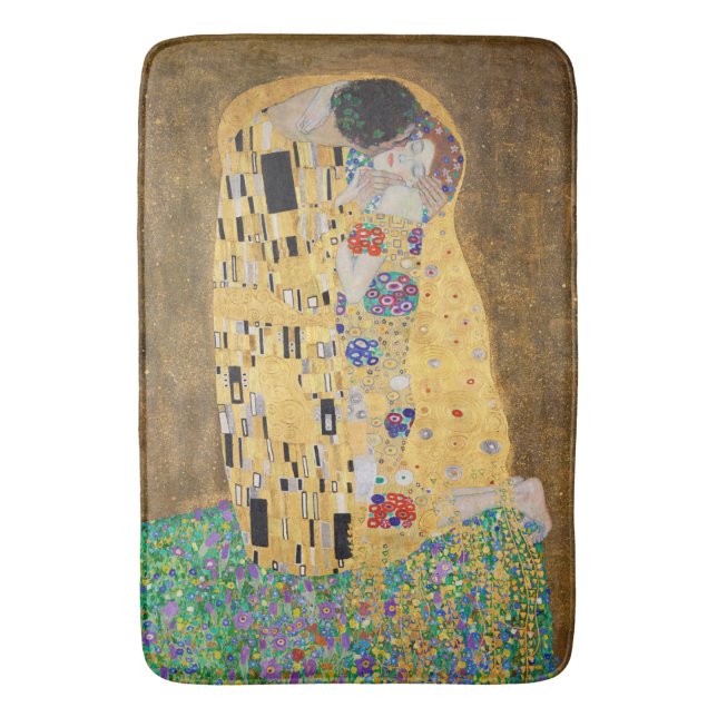 Kyss av Gustav Klimt Bath Mat Badrumsmatta (Framsidan (Vertikal))