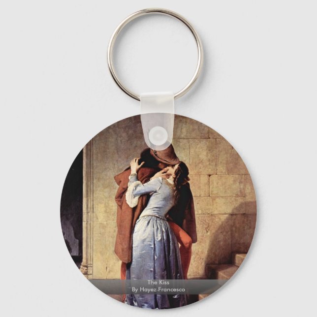 Kyss av Hayez Francesco Nyckelring (Framsida)