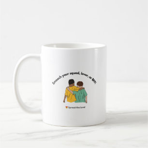 Kyss din sena dag kaffemugg