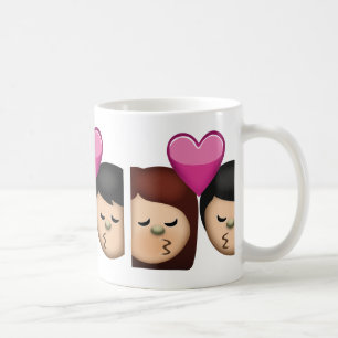 Kyss Emoji Kaffemugg