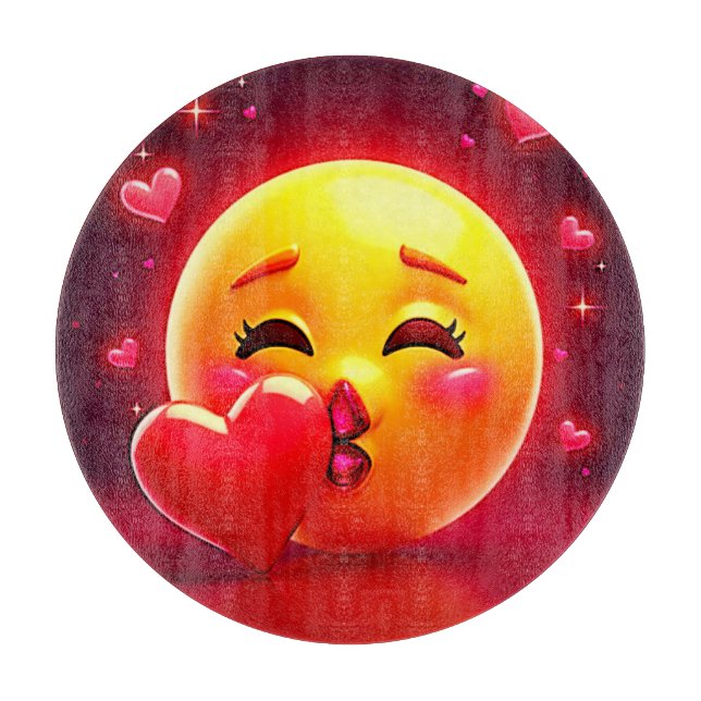 Kyss Emoji: Kärlek och Hjärtans Konst (Framsidan)