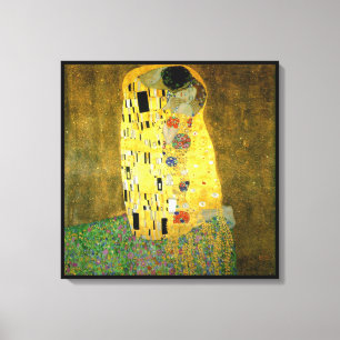 Kyss~en Gustav Klimt Canvastryck