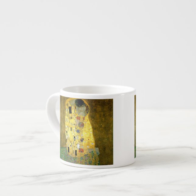 Kyss~en Gustav Klimt Espressomugg (Framsida vänster)