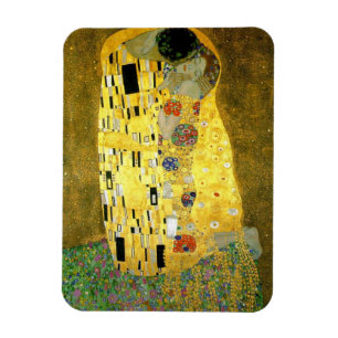 Kyss~en Gustav Klimt Magnet