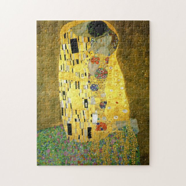 Kyss~en Gustav Klimt Pussel (Vertikal)