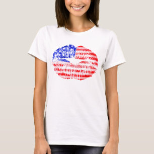 Kyss för USA T-shirt