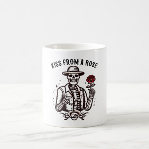 Kyss från en ros kaffemugg