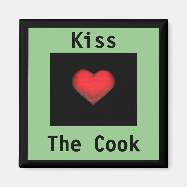 Kyss Grönten Cook & Black Magnet (Framsidan)