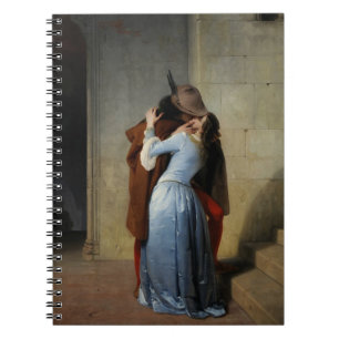 Kyss i Blue Satin Francesco Hayez 1859 Anteckningsbok