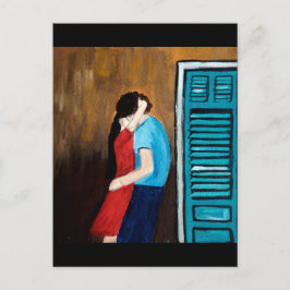 Kyss. Kärlek. Vykort