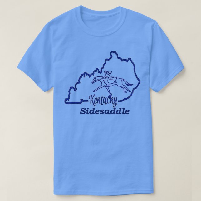 KYSS Kentucky Side Saddle Light T Shirt (Design framsida)