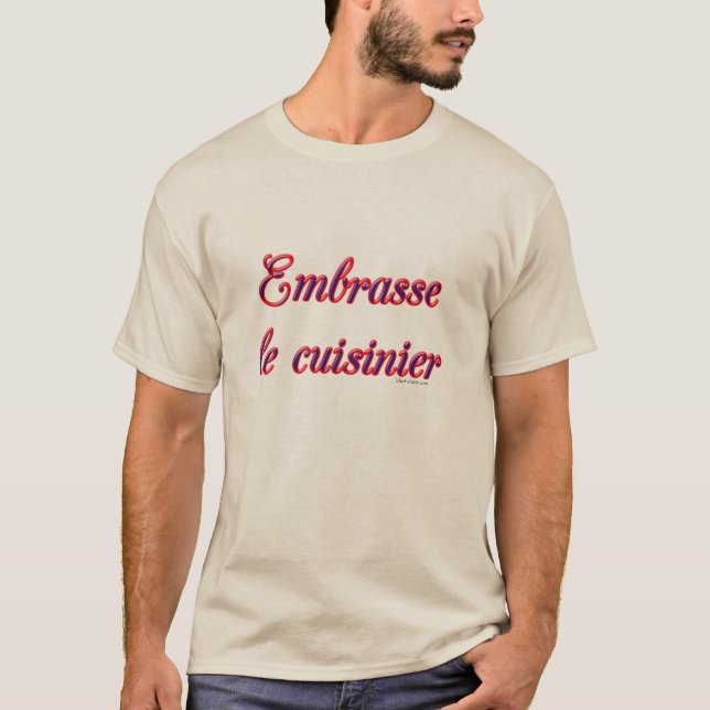 Kyss Köchen, Fransk  T Shirt (Framsida)