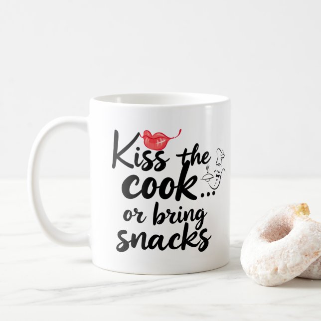'''KYSS KOKERSKAN'' TYPOGRAFI CITERAT KAFFEMUGG (Med munk)