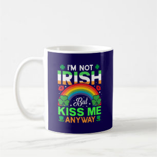 kyss mig ändå irish humor design-63942 kaffemugg