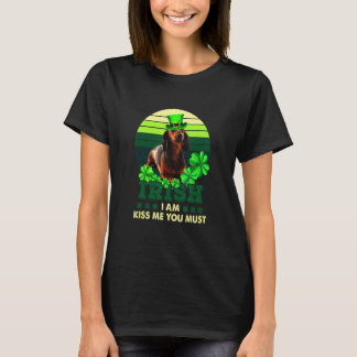 Kyss Mig Dackel Hund Du Måste T Shirt