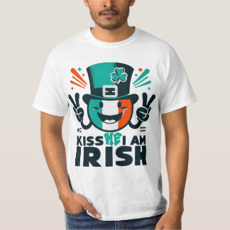 kyss mig iam irish st patrick's day T-Shirt