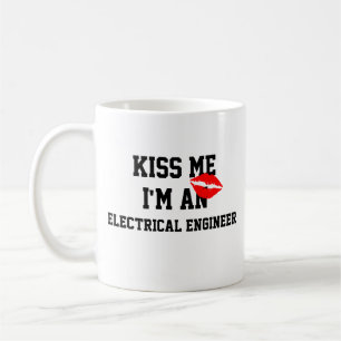 Kyss Mig, Jag Är Elektroingenjör Mugg