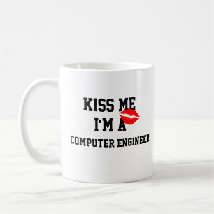 Kyss Mig Jag Är En Datatekniker Mugg