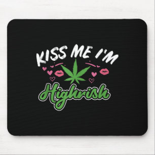 Kyss mig jag är högirish Rolig St Patricks Day Wee Musmatta