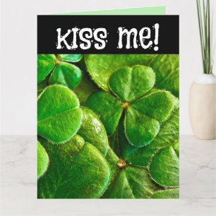 KYSS MIG JAG ÄR IRE St.PATRICK'S DAY ROMANTISK KOR Kort