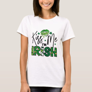 Kyss mig, jag är irländare t shirt