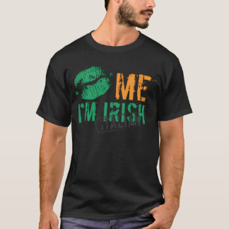 Kyss mig, jag är irländsk italiener t shirt