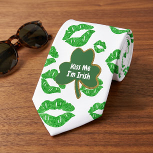 Kyss mig, jag är irländsk Shamrock St. Patricks da Slips