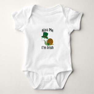 Kyss mig, jag är irländsk snigel t shirt