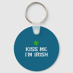 Kyss mig, jag är irländsk St. Patricks dag irländs Nyckelring