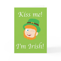 Kyss mig, jag är irländsk St. Patricks dag
