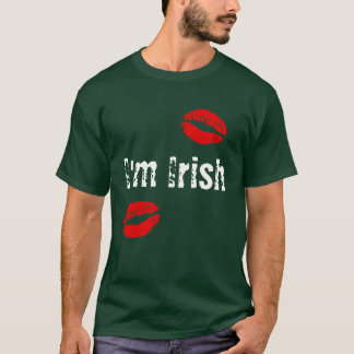 Kyss mig, jag är irländsk t-shirt