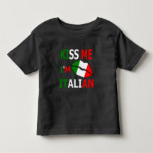 Kyss mig, jag är italiensk t-shirt baby bodysuit