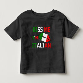 Kyss mig, jag är italiensk t-shirt baby bodysuit