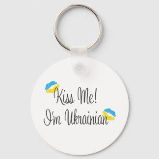 Kyss mig! Jag är ukrainsk Nyckelring