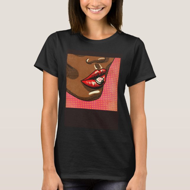 Kyss mig t shirt (Framsida)