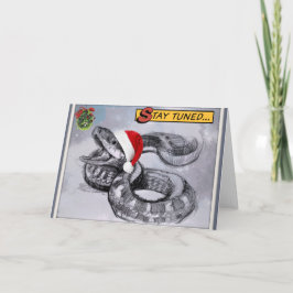 Kyss mig under Mistletoe-julnotan Helgkort