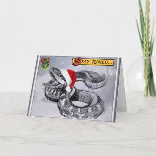 Kyss mig under Mistletoe-julnotan Helgkort