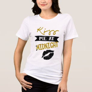 Kyss mig vid midnatt Nytt år T Shirt