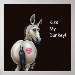 kyss min åsna poster