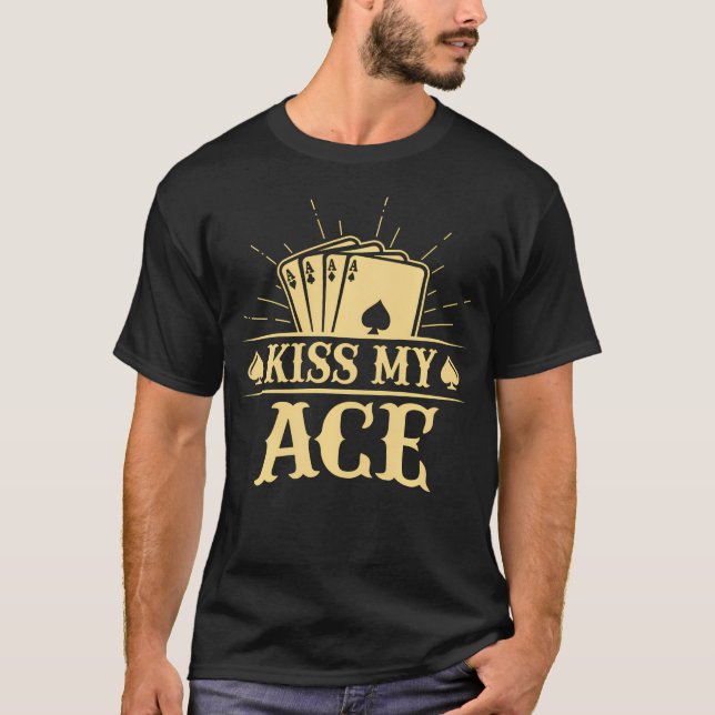 Kyss min ess t shirt (Framsida)