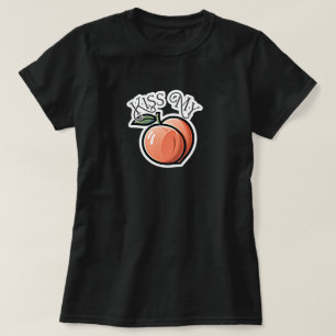 Kyss min persika Roliga frukter T Shirt