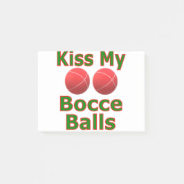 Kyss Mina Bocciabollar Post-it Block