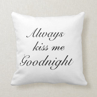 Kyssa alltid mig goodnight kudder kudde