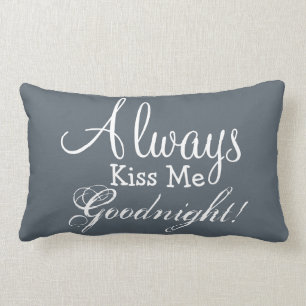 KYSSA ALLTID MIG GOODNIGHT Lumbardekorativ kudde