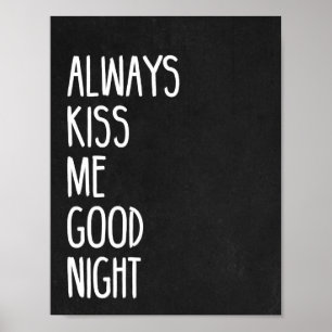 Kyssa alltid mig Goodnight Poster