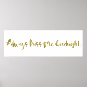 Kyssa alltid mig Goodnight Poster