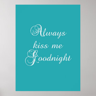 Kyssa alltid mig Goodnight Poster
